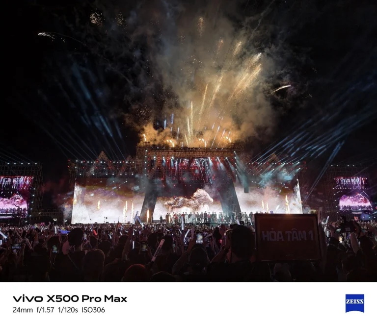 Trải nghiệm 'The Concert Fancam Phone' vivo X500 Series tại Anh Trai…