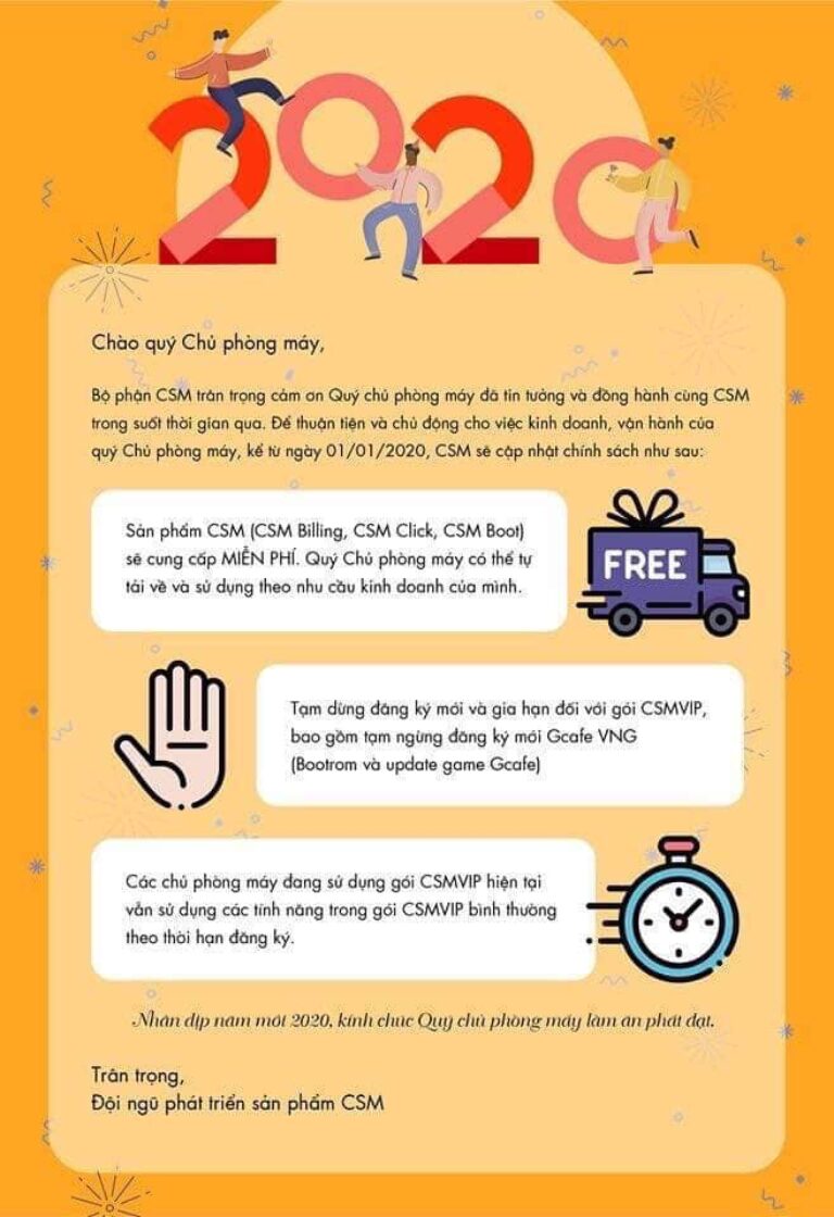 Gcafe Tăng Giá CSM Ngừng Cuộc Chơi Hướng Đi Phù Hợp Cho Chủ Phòng Net Tại Việt Nam
