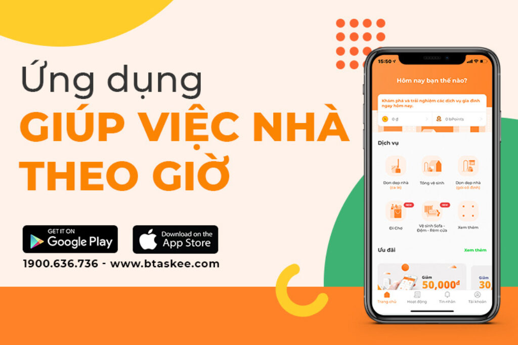 Giúp Việc Theo Giờ BTaskee