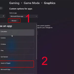 Kích hoạt chế độ Game Mode