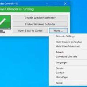Windows Defender Control